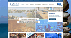 Desktop Screenshot of hotelliaquarius.fi